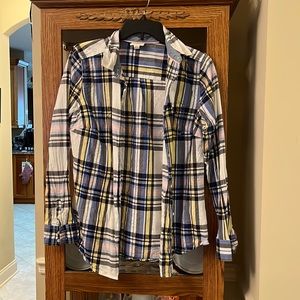 Plaid button down